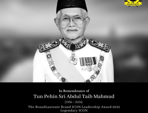 The BrandLaureate, bid farewell to Tun Pehin Sri Haji Abdul Taib Bin Mahmud, recipient of The BrandLaureate Brand ICON Leadership Award 2012